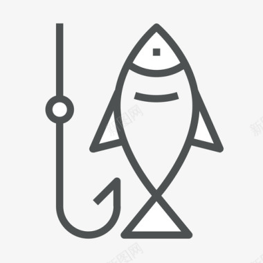 食物&器皿－鱼图标