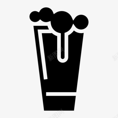 啤酒饮料生日派对图标图标