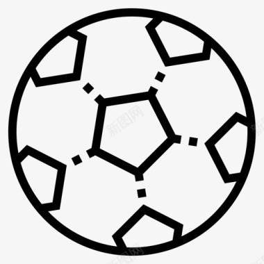 足球器械体育图标图标