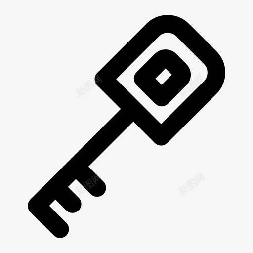 钥匙安全保安图标svg_新图网 https://ixintu.com 保安 安全 钥匙