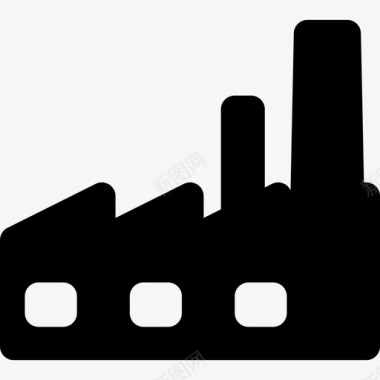工厂建筑物房地产图标图标