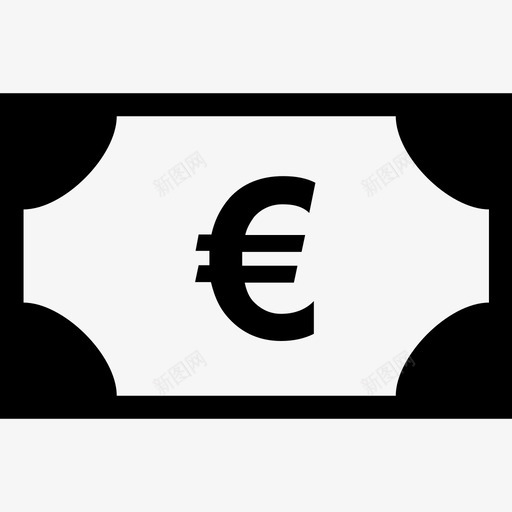 货币欧元现金货币图标svg_新图网 https://ixintu.com 兑换 现金 货币 货币欧元