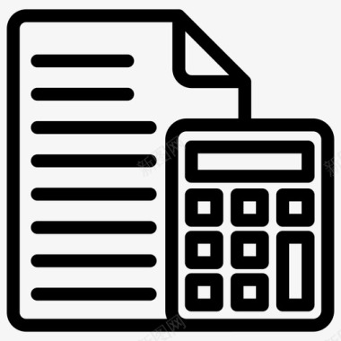 会计账户管理记账图标图标