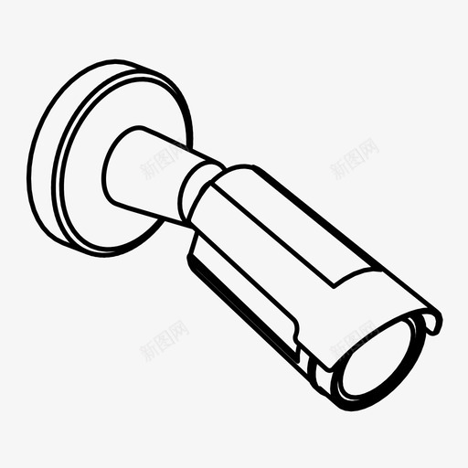 保安摄像机闭路电视控制图标svg_新图网 https://ixintu.com 保安摄像机 保安系统 保护 控制 闭路电视