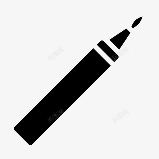 铅笔美容化妆品图标svg_新图网 https://ixintu.com 化妆品 美容 美容黑客字形 铅笔