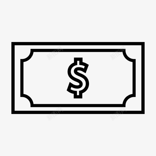 货币现金费用图标svg_新图网 https://ixintu.com 现金 管理 经济 货币 费用 资金 金融