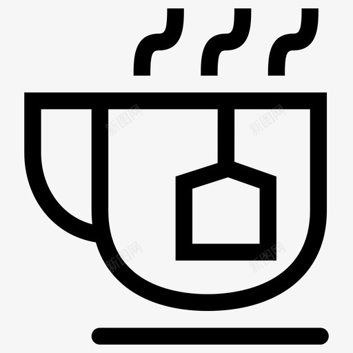 茶杯蒸汽咖啡饮料图标svg_新图网 https://ixintu.com 咖啡 微型 茶杯蒸汽 饮料