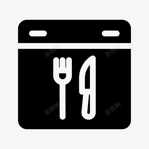 食物晚餐刀图标svg_新图网 https://ixintu.com 刀 晚餐 盘子 食物