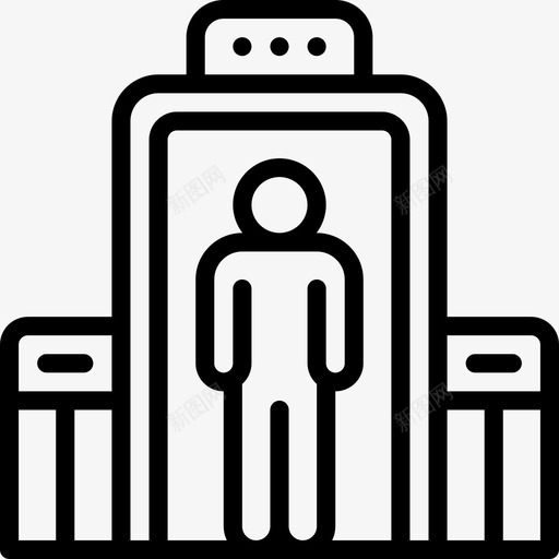 机场检查旅程安全图标svg_新图网 https://ixintu.com 安全 旅游 旅程 旅行 旅行2大纲 机场检查