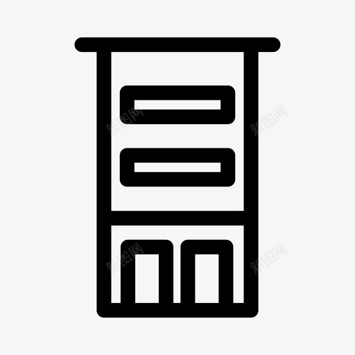 4号楼图标svg_新图网 https://ixintu.com 4号楼