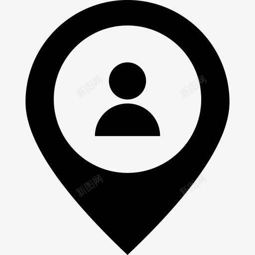 查找人员位置地图pin人员图标svg_新图网 https://ixintu.com 人员 地图pin 查找人员位置