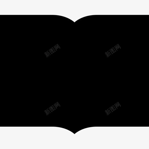 书籍空白图标svg_新图网 https://ixintu.com 书籍 小黑 杂志 白纸 空白 空白页 设计