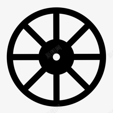车轮汽车马图标图标