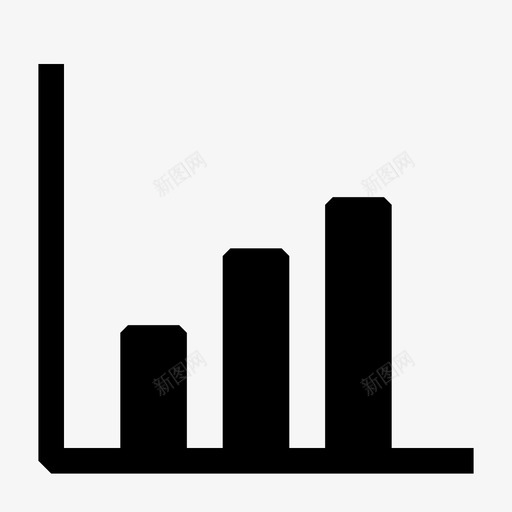 图表条形图数学图标svg_新图网 https://ixintu.com 图表 数学 条形图 统计学