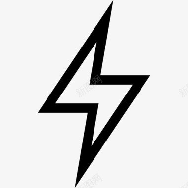 lightbolt电力能源图标图标