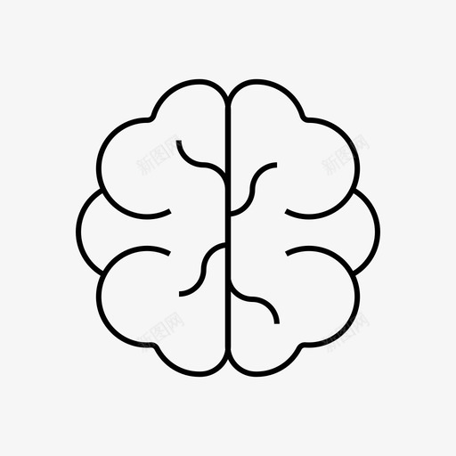 思考分析头脑图标svg_新图网 https://ixintu.com 分析 头脑 思考 想出解决方案 智慧 设计思维