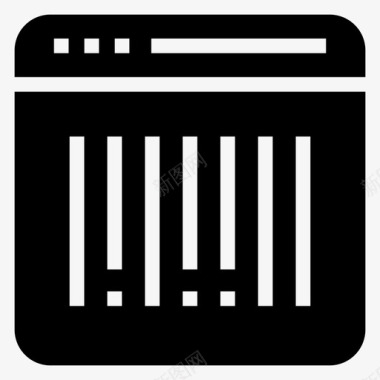 网络条码浏览器互联网图标图标