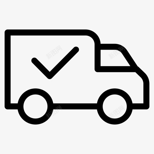 送货车运输车图标svg_新图网 https://ixintu.com 运输车 送货车