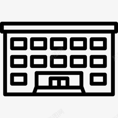 学校市中心直系图标图标
