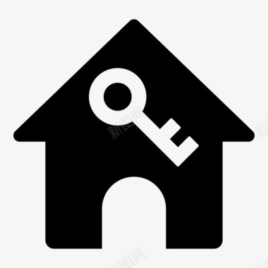 房子房产钥匙图标图标