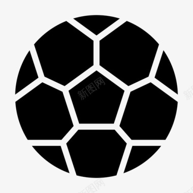 球足球足球字形图标图标