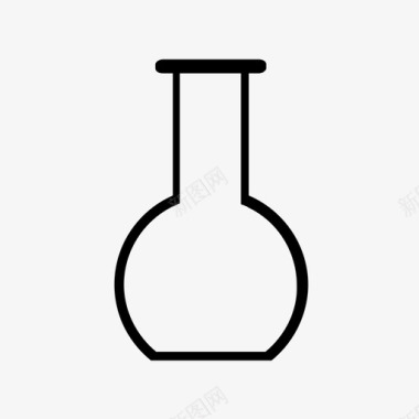烧瓶化学实验室科学配件图标图标