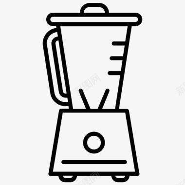 搅拌机家用厨房图标图标