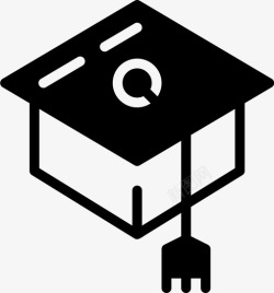 学前班教育毕业帽班级学院图标高清图片