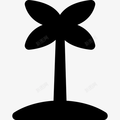 棕榈树自然环保图标svg_新图网 https://ixintu.com 棕榈树 环保 自然