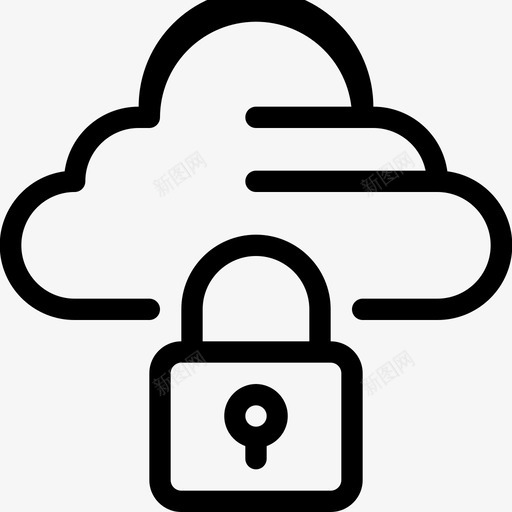 clound锁cloundlock备份图标svg_新图网 https://ixintu.com cloundlock clound锁 备份 数据 数据安全