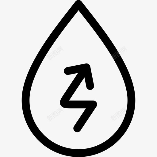 水能生态包线性图标svg_新图网 https://ixintu.com 水能 生态包 线性