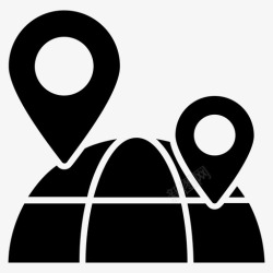 GPS定位系统gps全球定位全球定位系统图标高清图片