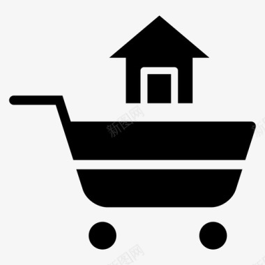 买房房产房子图标图标