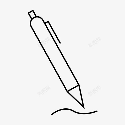 写作钢笔手写笔图标svg_新图网 https://ixintu.com 写作 工具 手写笔 用户界面 网络搜索引擎优化 钢笔