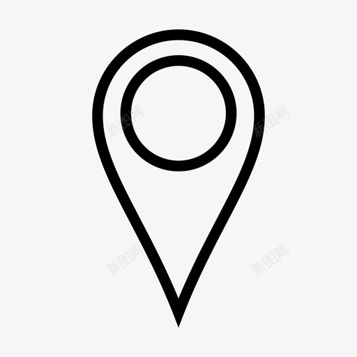 地图标记位置图钉svg_新图网 https://ixintu.com 位置 图钉 地图图钉 地图标记