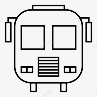 公共汽车查拉班克长途汽车图标图标