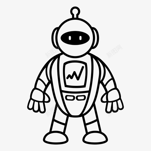 机器人顾问金融科技金融机器人图标svg_新图网 https://ixintu.com 机器人 机器人顾问金融科技 金融
