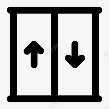 电梯方向便利设施图标图标