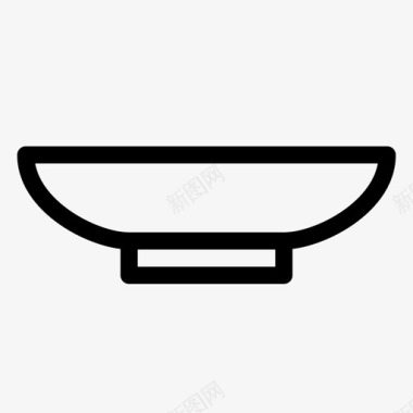 碗盘子沙拉图标图标