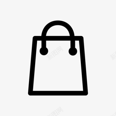 包电子商务购物袋图标图标
