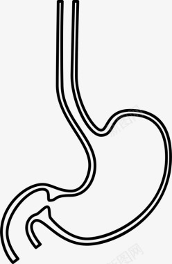 胃生物身体图标图标