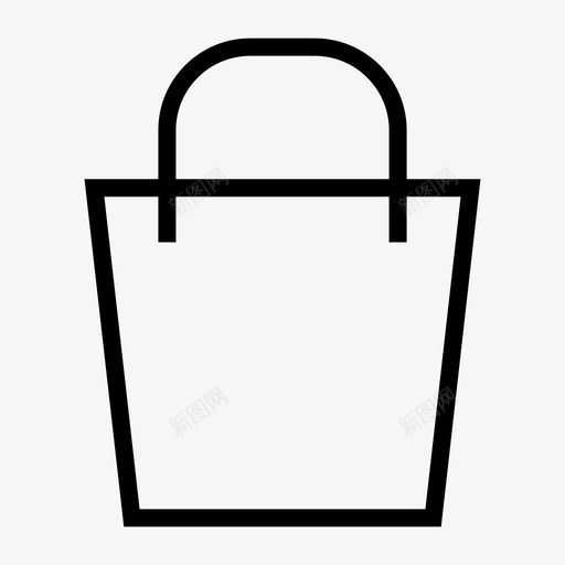 购物袋购买销售图标svg_新图网 https://ixintu.com 网络应用和用户界面 购买 购物袋 销售