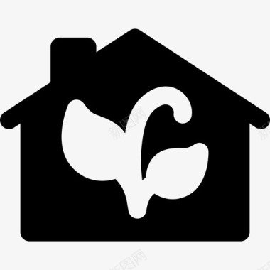 房子建筑环保图标图标
