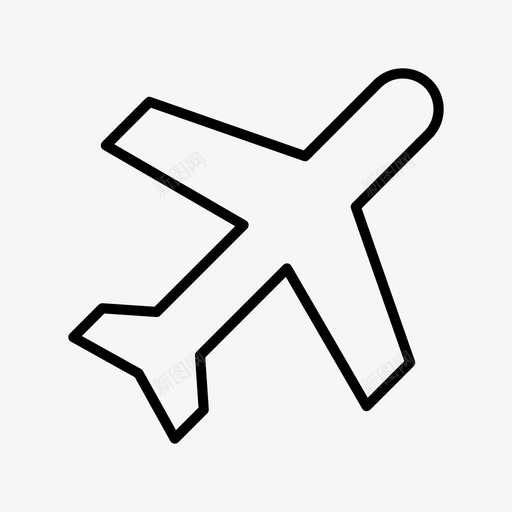 飞机飞机机场飞行模式图标svg_新图网 https://ixintu.com 飞机 飞机机场 飞机标志 飞行模式