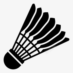 羽毛球icon羽毛球小鸟网球拍图标高清图片