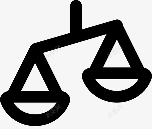 规模平衡正义图标svg_新图网 https://ixintu.com 天平 平衡 正义 法律 环球 规模