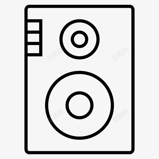 音乐扩音器派对图标svg_新图网 https://ixintu.com 扩音器 派对 设备清晰 音乐