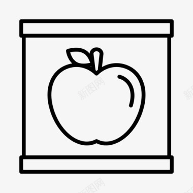 苹果农业苹果园图标图标