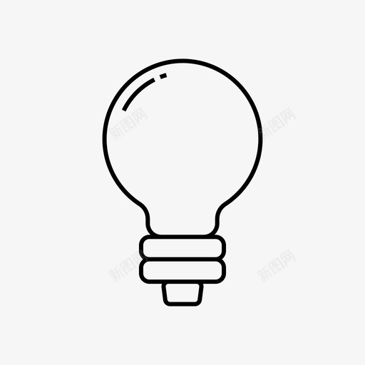 构思创意创新图标svg_新图网 https://ixintu.com 创意 创新 构思 灯泡 解决方案 设计思维构思解决方案