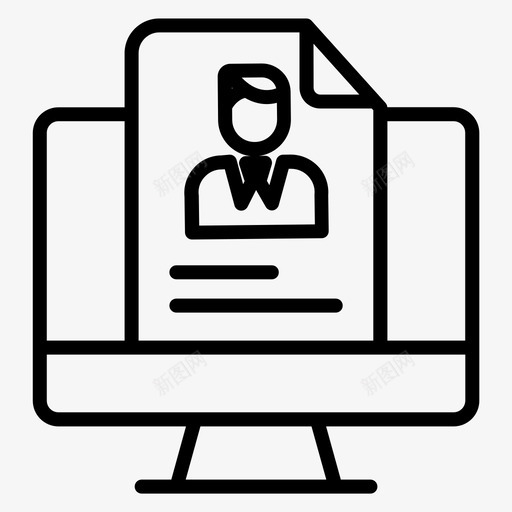 简介业务在线图标svg_新图网 https://ixintu.com 业务 在线 在线简介 简介 简历